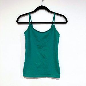 Forever 21, Teal-Green Basic Camisole with Adjustable Straps, Size Medium